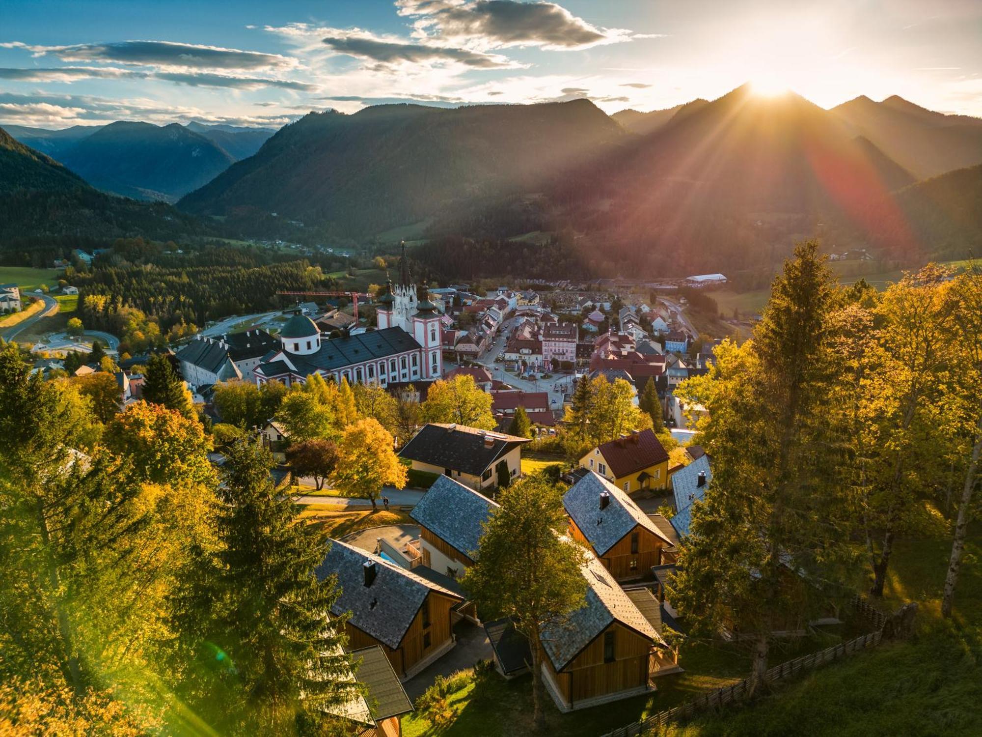 Hideaway Hotel Montestyria Chalets & Suiten ماريازيل المظهر الخارجي الصورة